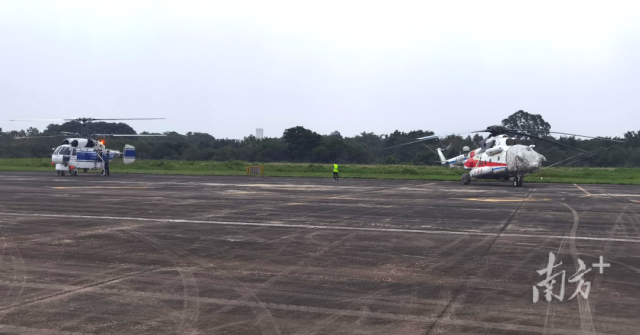 日前,广东省应急航空救援阳江基地正式投入备战执勤。