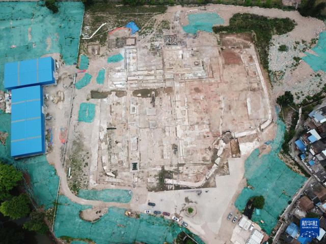 2022年3月22日拍摄的位于广州市海珠区的南石头监狱遗址与海港检疫所旧址(无人机照片)。新华社发 2022年3月22日拍摄的位于广州市海珠区的南石头监狱遗址与海港检疫所旧址(无人机照片)。新华社发