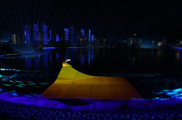 十五届全运会闭幕式现场 新华社 发