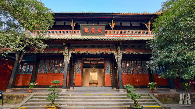 △伏龙观。（总台央视记者杨波拍摄）