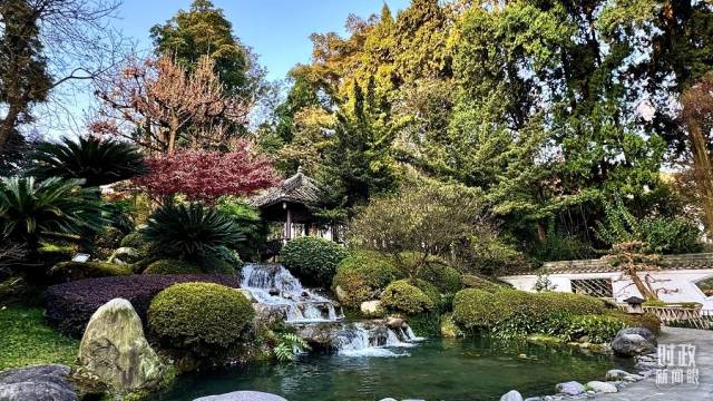 △离堆古园。（总台央视记者李增仁拍摄）