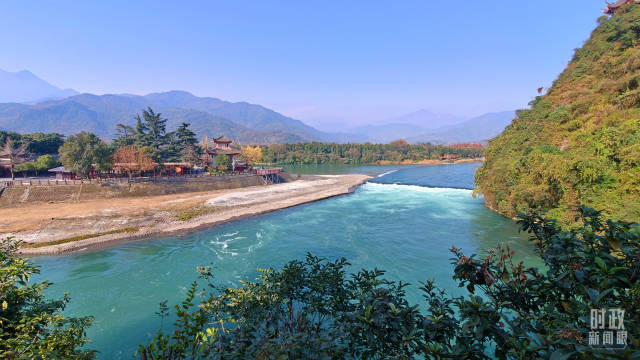 △都江堰。（总台央视记者鄂介甫拍摄）