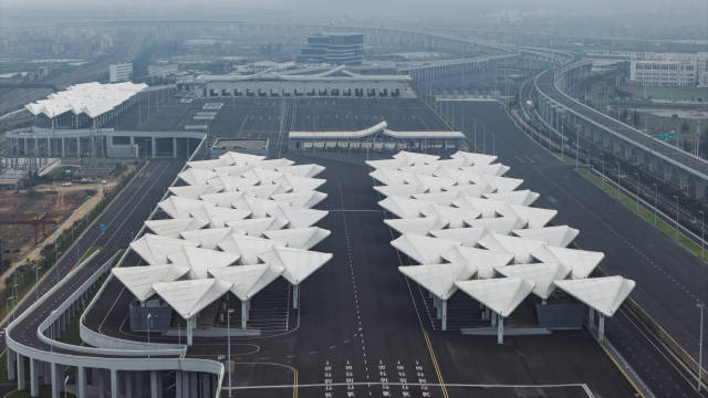 海口新海港二线查验场。南方+记者 陈欢 摄