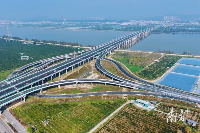 江门市银洲湖高速公路（平岭互通至崖南枢纽段）。