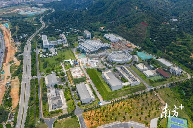 中国散裂中子源CSNS二期施工航拍。 资料图