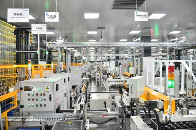 美的智能工厂。戴嘉信 摄